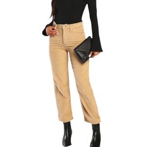 Levi’s Corduroy Ribcage High Waist Straight Ankle Pants
